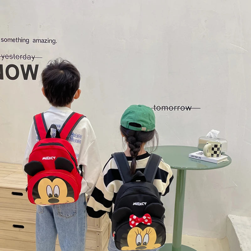 Disney Mickey and Minnie New Children's Backpack Cartoon Cute Boys and Girls Schoolbag Mini Fashion Trend Children's Backpack