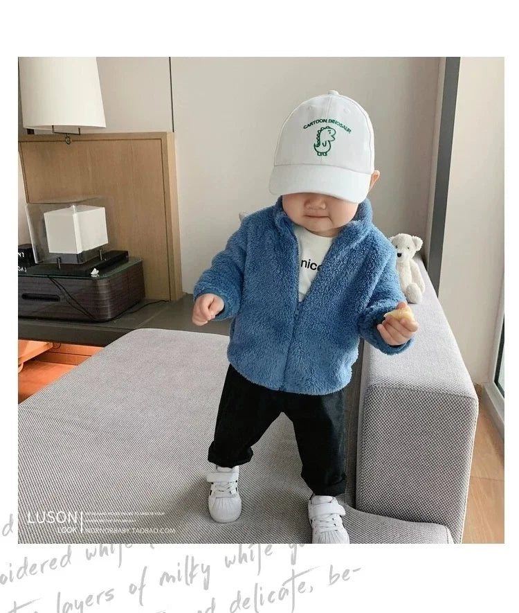 New Fashion Toddler Winter Overalls Children's Girls Clothing Baby Jacket Boys Sweatshirts Infant Casual Costume Kids Sportswear