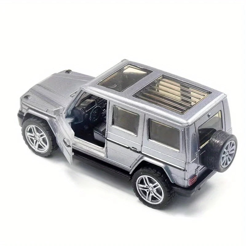 Alloy Car Model Diecast SUV Car Toy Doors Open Pull Back Car Metal Vehicle Toy for Kids Boys Girls Adults Birthday Gifts