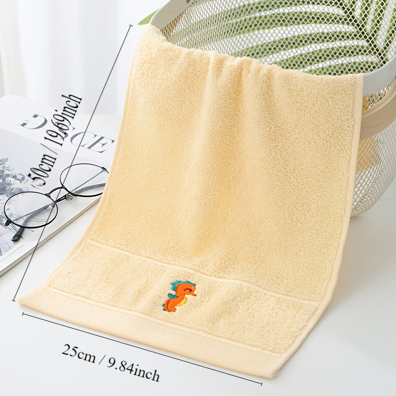 Large Children's Cartoon Animal Primary Baby School Students Face Towel Soft Absorbent Household Bath Towels for Baby Kids Gift