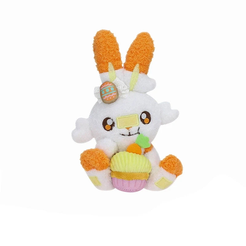 20cmOriginal Pokemon Plush Easter Series Pikachu Eevee Scorbunny Sylveon Pawmi Plush Doll Pillow Xmas Birthday Gift for Children
