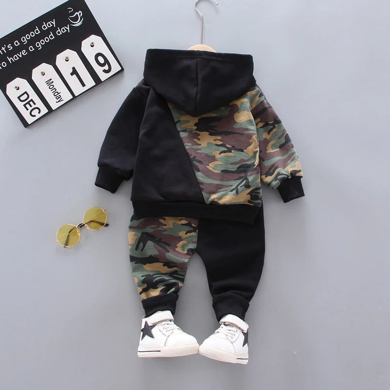 New Autumn Fashion Children Outfits Baby Girl Clothes Boys Casual Hooded T-Shirt Pants 2Pcs/Sets Toddler Costume Kids Tracksuits