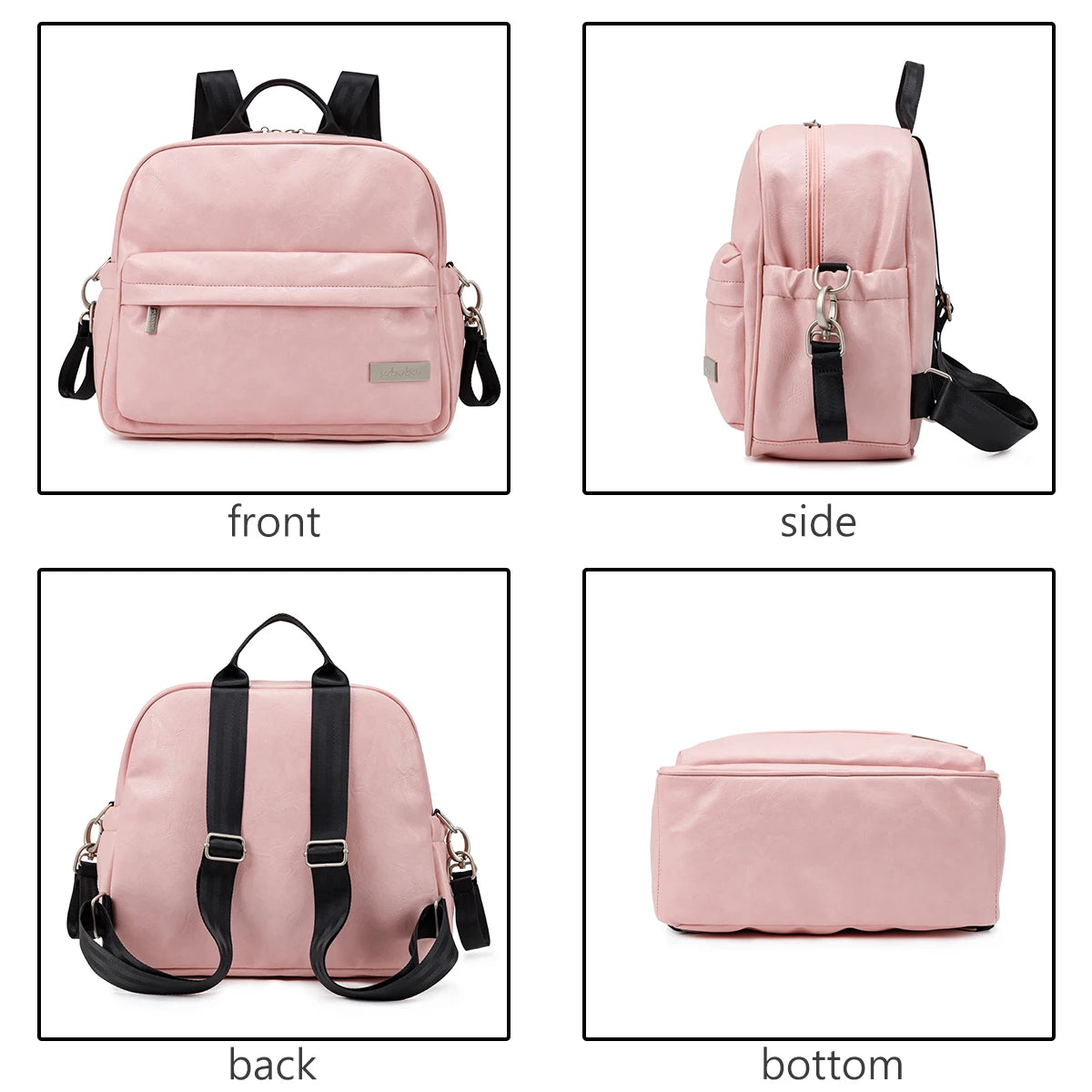 Fashion Diaper Bag for Newborn Baby Waterproof Light Weight Protable Mommy Diaper Backpack for Quick Outing Nappy Changing Bag