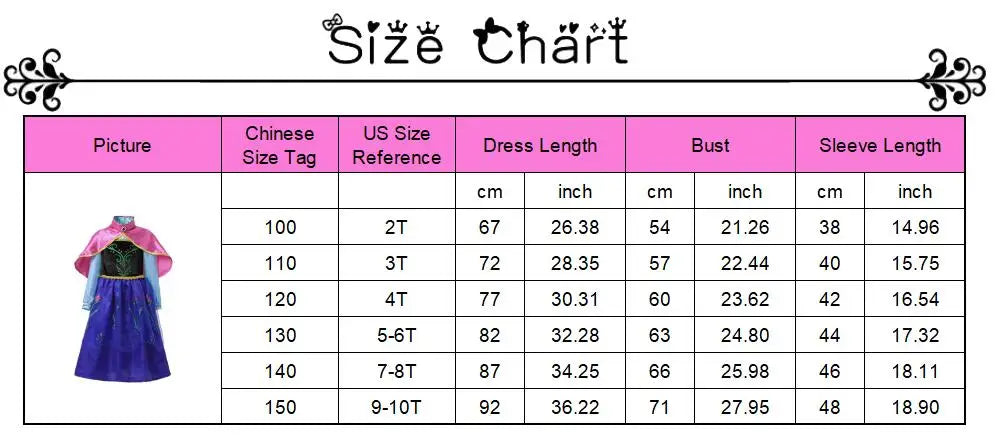 Girls Snow Queen Elsa Anna Kids Costumes For Girls 2024 Carnival Party Prom Gown Children Clothing Frozen Jasmine Princess Dress