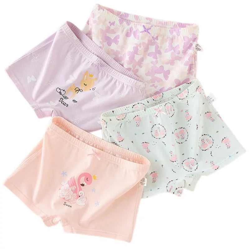 Girl A Cotton Briefs Boxers Breathable Underpants Girl Quality Panties Size 90-165 Healthy Briefs Kids Comfortable Soft Boxers