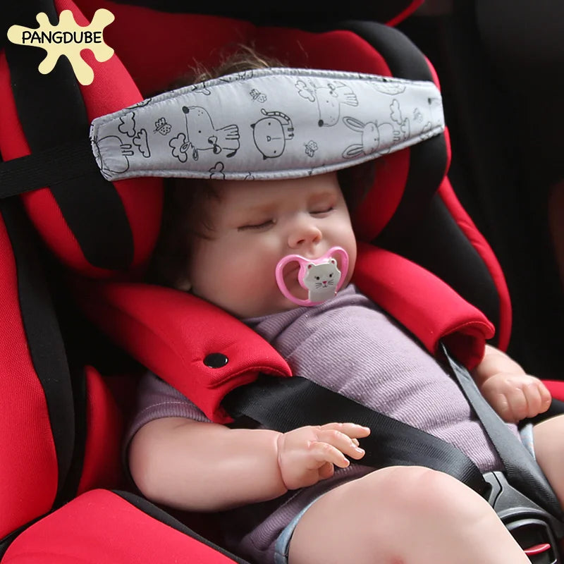 PANGDUBE Baby Car Seat Head Support Children Sleep Positioner for Stroller Cat Safety Seat Baby Head Supports Protection Belt