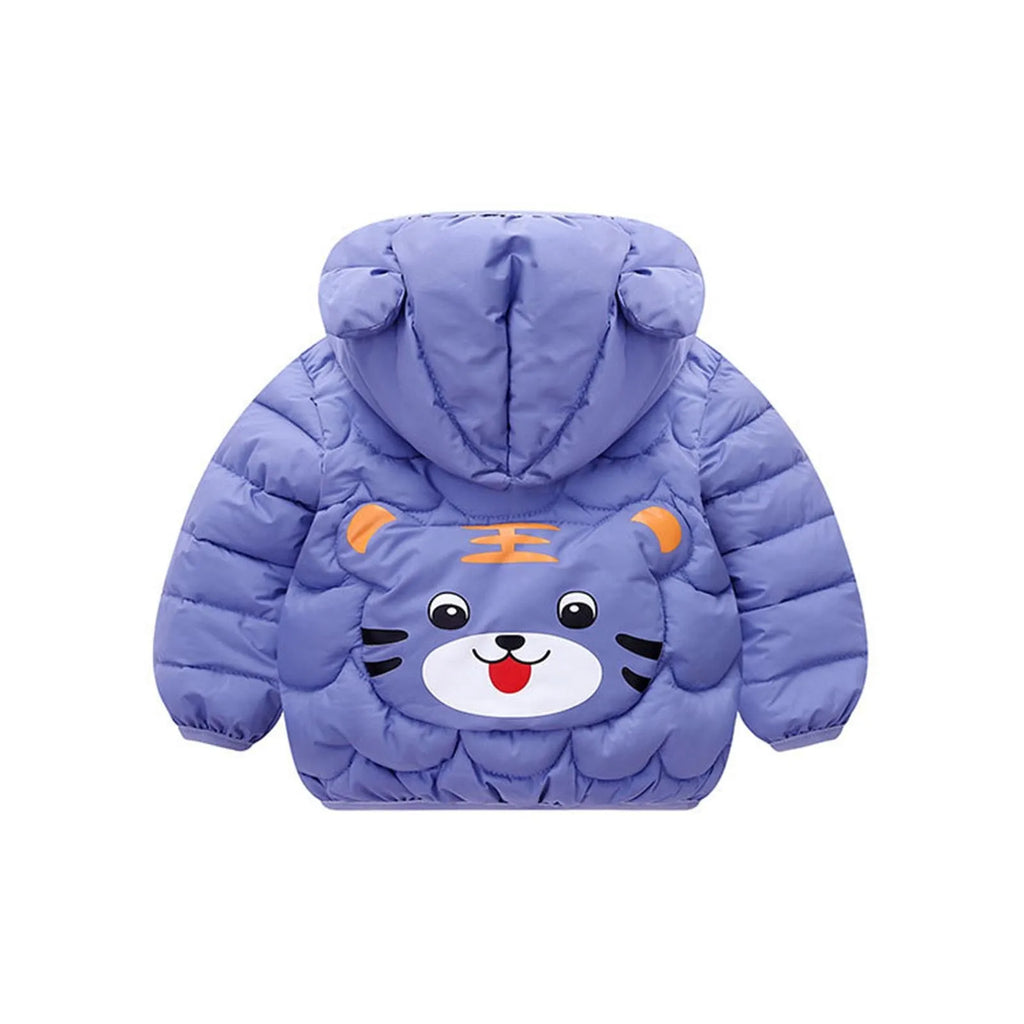 Cute Baby Girls Winter Clothes Kids Light Down Coats with Ear Hoodie Spring Girl Jacket Toddler Children Clothing for Boys Coat