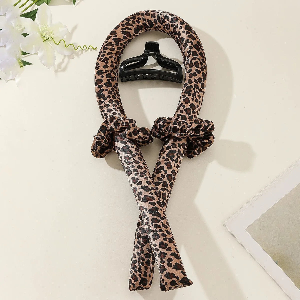 Styling Kit - Heatless Silk Curler with Sleeping Mask and Shower Cap for Women and Girls Beauty Kit for Travel and Home