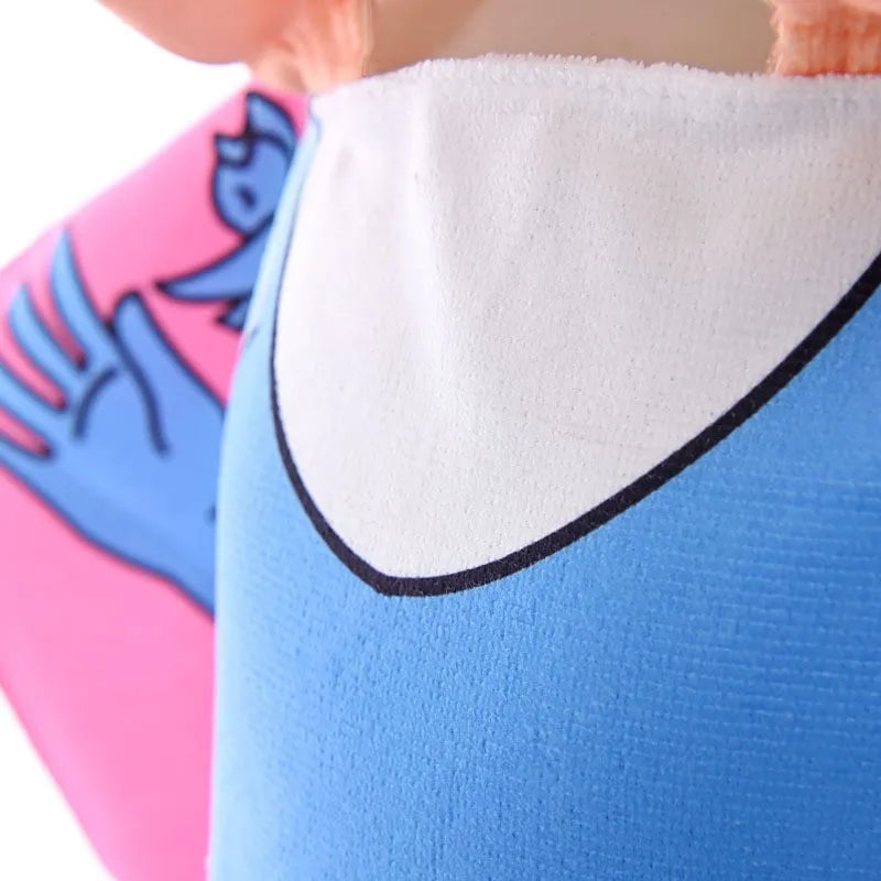 The Mermaid Princess Toddler Hooded Beach Towel Coverup Cape for Kid Girl Toddler Pool Towel Bath Camping Hooded Bathrobe Poncho