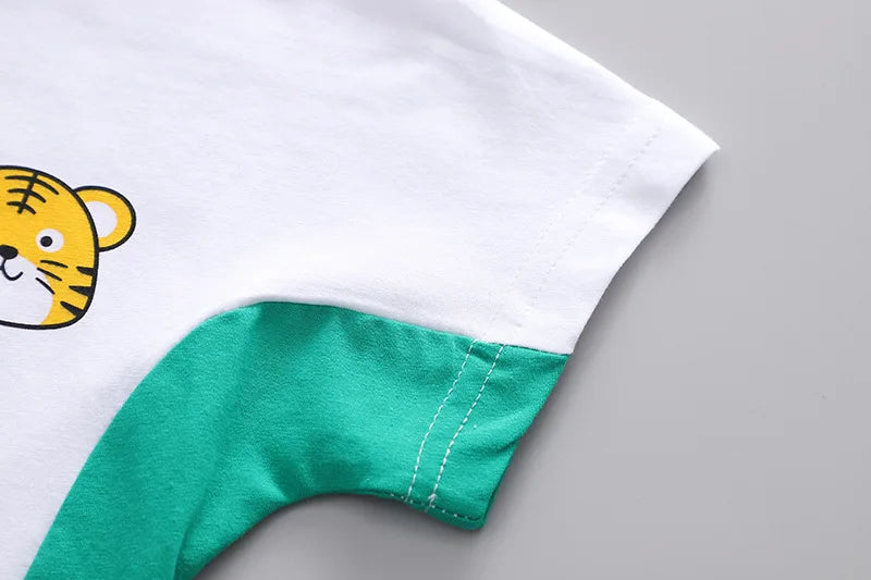 New Summer Baby Girls Clothes Suit Children Boys Fashion T-Shirt Shorts 2Pcs/Sets Toddler Costume Kids Outfits Infant Tracksuits