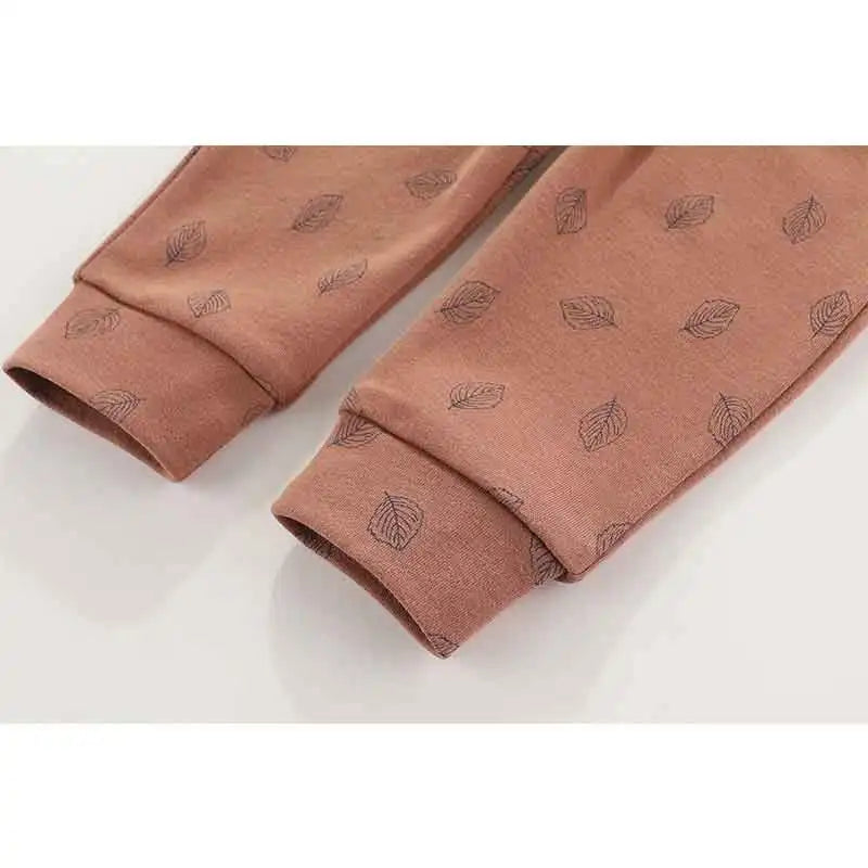 Kiddiezoom 5 Pcs Cute Fashion Baby Boy Girl Pants 0-12Months Cotton Soft Newborn Leggings