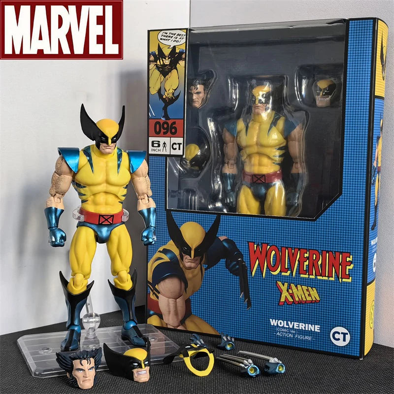 Ct Mafex 096 Wolverine Action Figures Toys Set High Quality Movable Statue Model Doll Collectible Ornaments Halloween Xmas Gifts