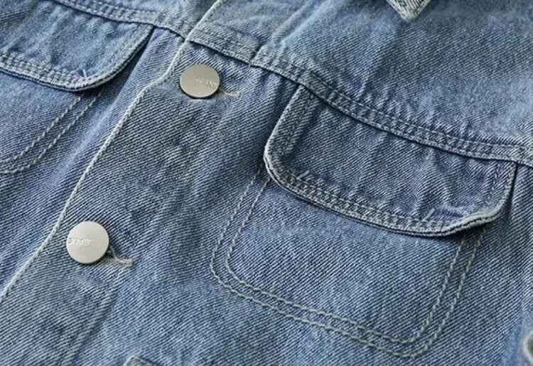 Kids Boys' Korean Style Denim Vest Jacket Spring Autumn Outerwear Versatile Stylish Kids' Clothing