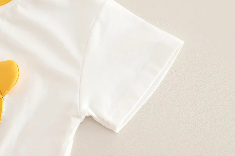 New Summer Baby Clothes Suit Children Boys T-Shirt Shorts 2Pcs/Sets Infant Girls Clothing Toddler Cartoon Costume Kids Outfits