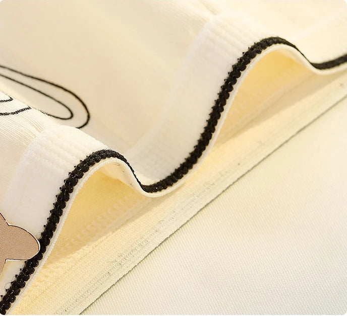 5PCS Young Girls Cotton Antibacterial Panties Kids Thin Breathable Comfort Briefs 8+y Child Clothes Maiden Cute Print Underwears