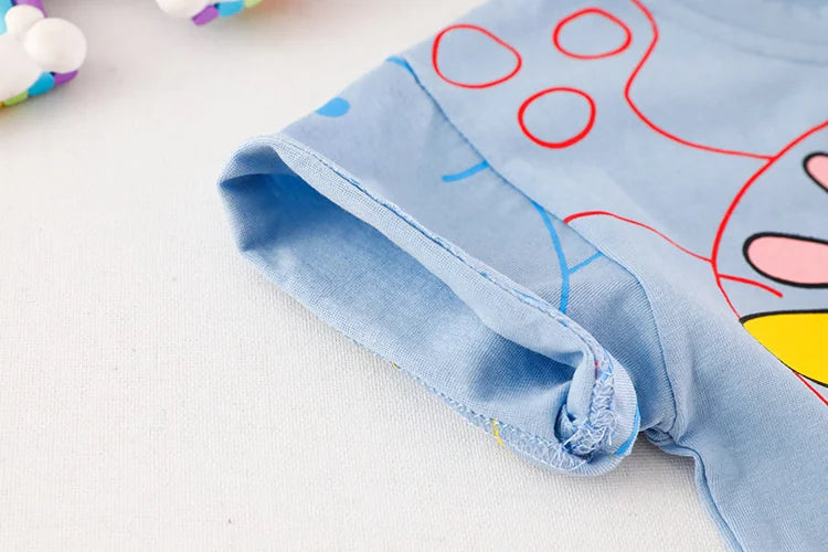 New Summer Baby Girls Clothes Suit Children Boys Fashion Cartoon T-Shirt Shorts 2Pcs/Sets Toddler Casual Costume Kids Tracksuits