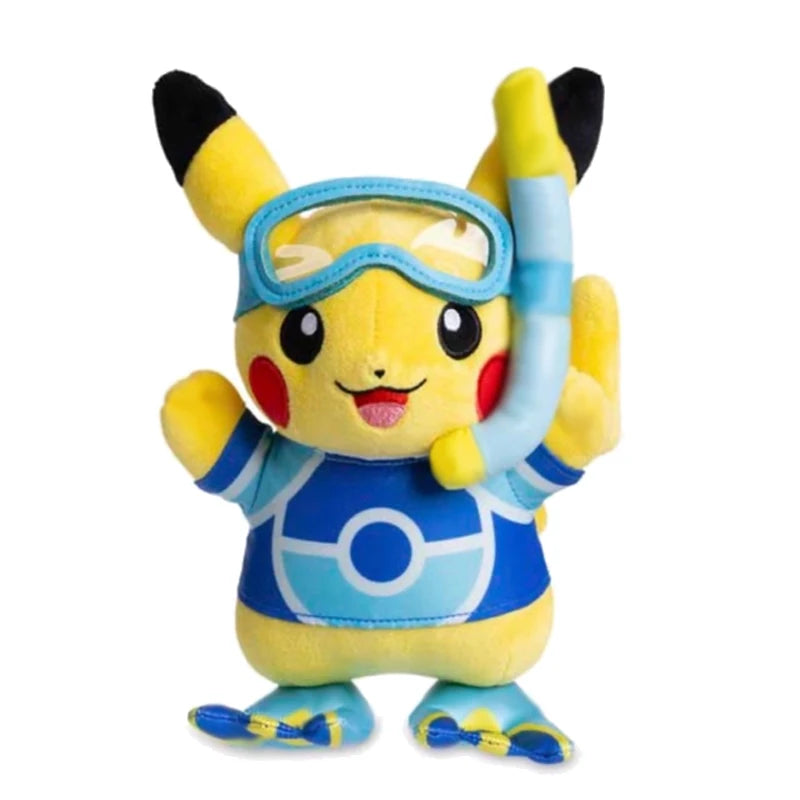 20cm Original Pokemon Plush Toy Pikachu Cosplay Psyduck Cute for Anime Cartoon Plush Doll Figure Toy for Kids Birthday Best Gift