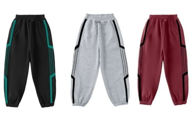 Kids' Sport Pants 2025 Spring New Boys Loose-Fitting Slim Fit Long Pants Children's Casual Hooded Sweatpants Toddler Boys Pants