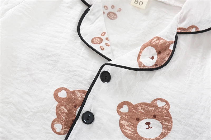 New Spring Autumn Baby Clothes Kids Pajamas Children Boys Sleepwear Tops And Pants Infant Girls Clothing Toddler Casual Costume