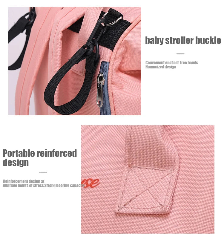 Disney New Fashion Baby Diaper Bag Large Capacity Maternity Bag Baby Waterproof Stroller Backpack Mickey Mouse Baby Diaper Bag