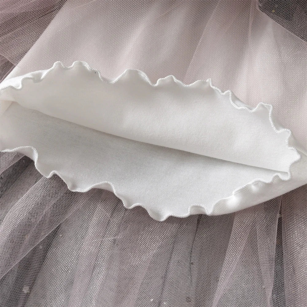 VIKITA Girl Heart Shape Design Sequined Appliqued Dress Kids Sleeveless Summer Dress Infantil Vestidos Kids Casual Daily Dresses