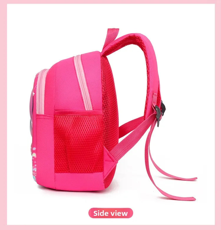 Disney Stitch New Kindergarten Schoolbag Cartoon Cute Boys and Girls Backpack High Quality Fashion Children's Schoolbag Light