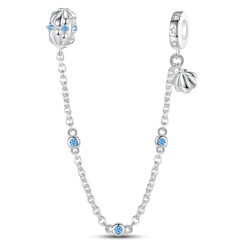 Hot Sale 925 Sterling Silver Ocean World Series Sea Turtle Starfish Little Crab Octopus Charms Bead Fit 925 Bracelet DIY Jewelry