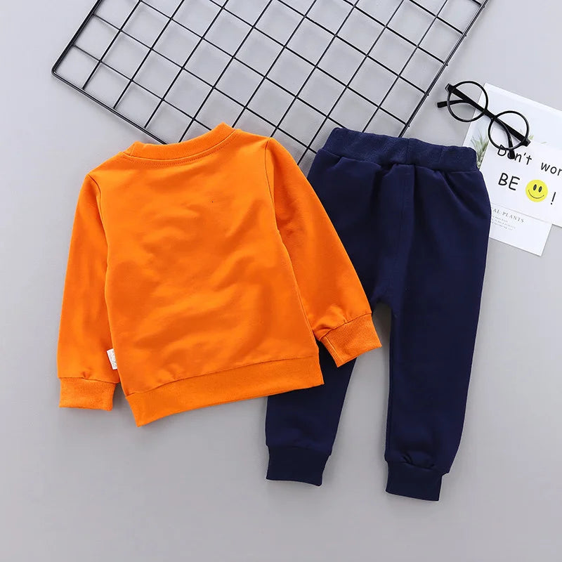New Spring Autumn Baby Girl Clothes Boys Clothing Children T-Shirt Pants 2Pcs/Sets Toddler Casual Sports Costume Kids Tracksuits