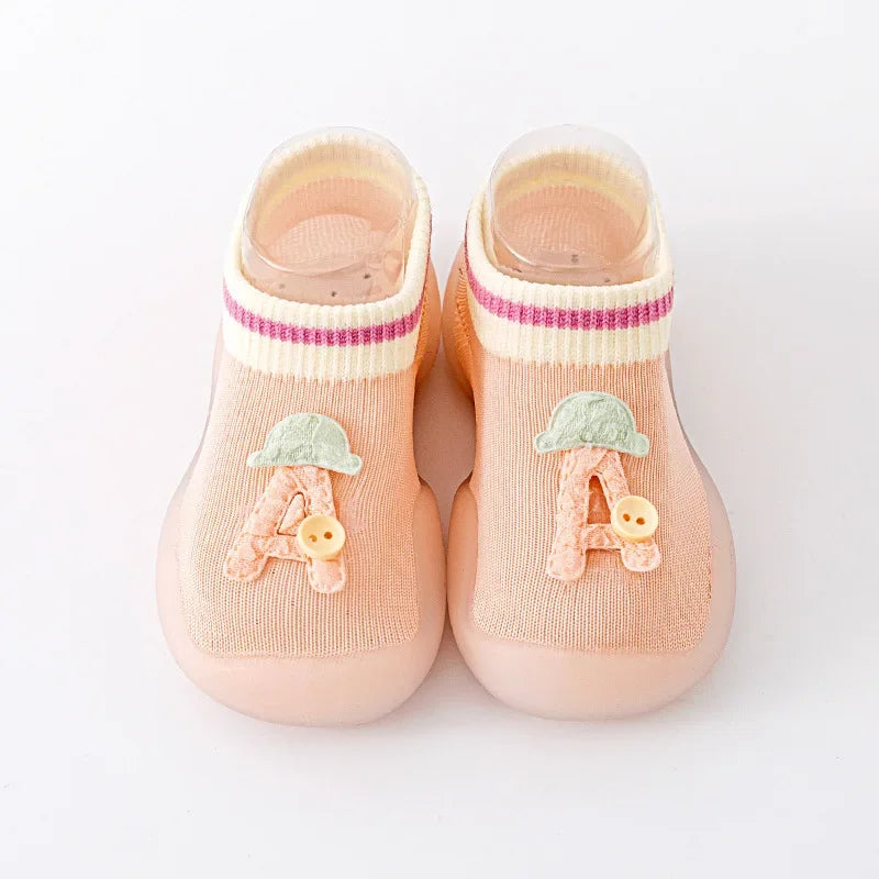 Cute Baby Toddler Shoes Infant Soft Sole Indoor Children's Shoes Cartoon Socks And Shoes Newborn Summer Baby Girl Shoes