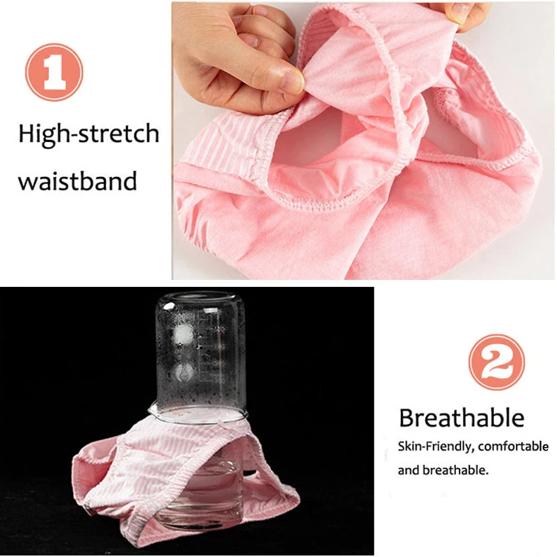 5Pcs / Set Girls Underwear Cotton Cute Unicorn Pattern Little Girls Panties Breathable Comfort Kids Hipster Briefs