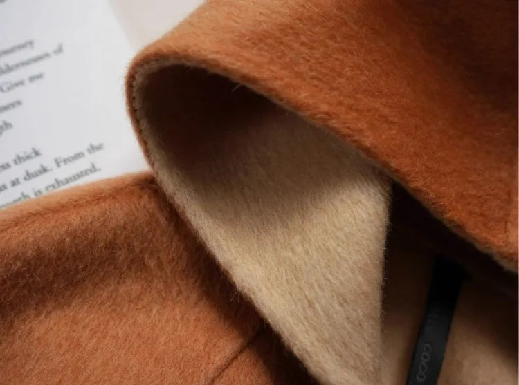 2025 Autumn New Kids Cartoon Cute Fox Wool Coat Thickened Warm Winter Outerwear for Boys Girls Toddler To Teen