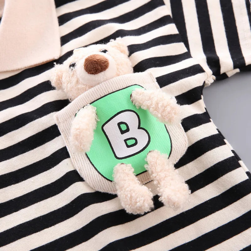 New Summer Baby Boys Clothes Suit Children Fashion Striped T-Shirt Shorts 2Pcs/Set Toddler Casual Costume Infant Kids Tracksuits