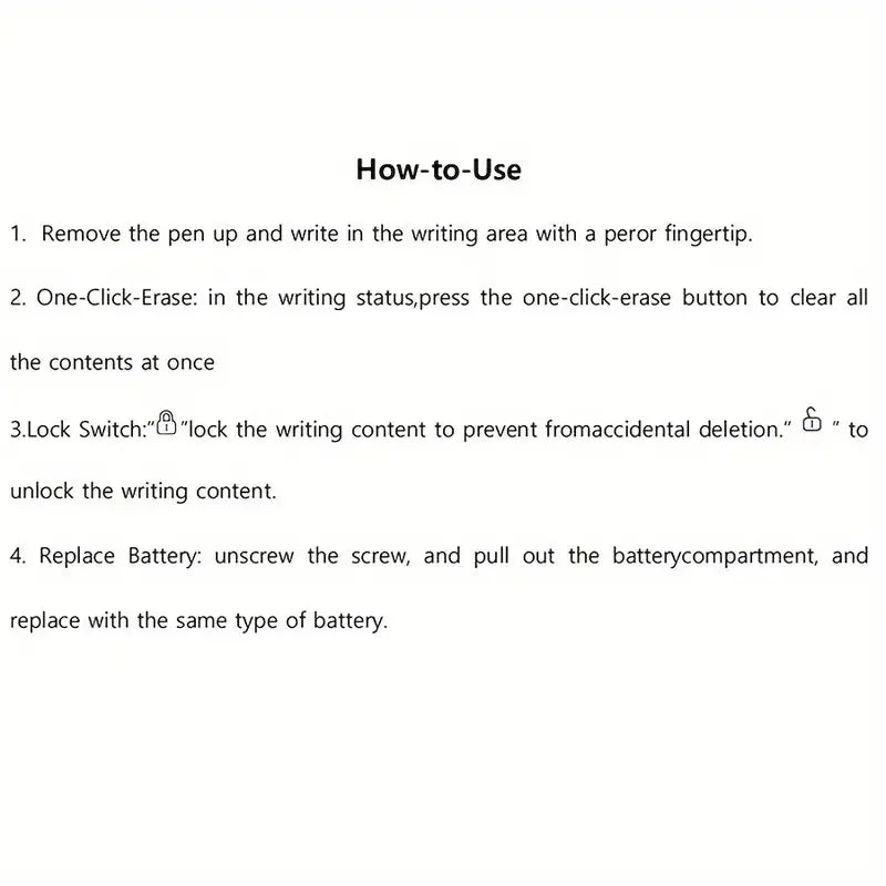 LCD Writing Tablet for Kids, Reusable Magic Drawing Board, Graffiti Sketchpad & Handwriting Blackboard, Eco-Friendly Educational