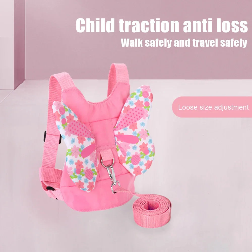 Toddlers Leash Anti Lost Wrist Link Child Kids Safety Harness Kids Walking Wristband Assistant Strap Belt for Girl Pink Gift