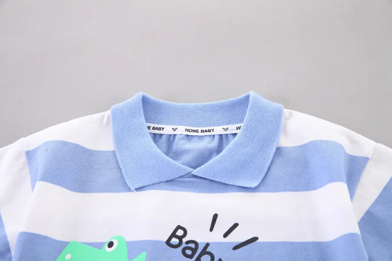 New Summer Baby Girl Clothes Children Boys Outfits Infant Striped T-Shirt Shorts 2Pcs/Set Toddler Casual Costume Kids Tracksuits