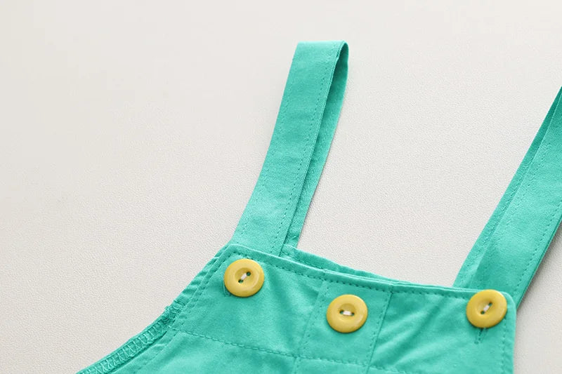 New Summer Baby Boys Clothes Children Fashion T-Shirt Overalls 2Pcs/Sets Toddler Outfits Infant Casual Costume Kids Tracksuits