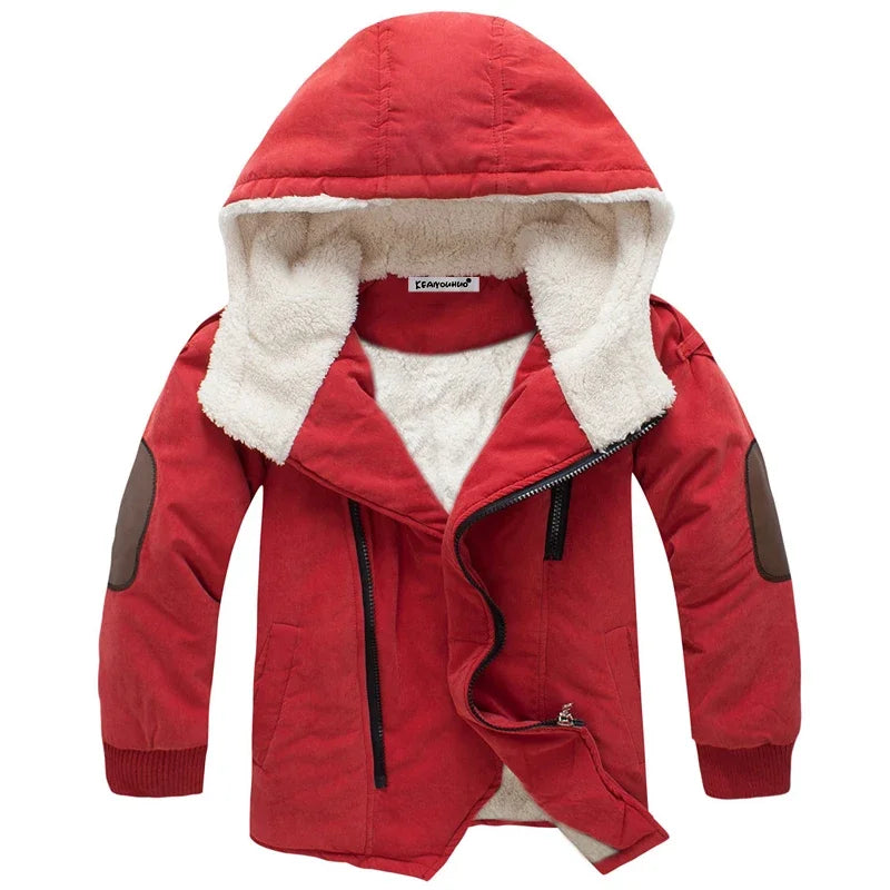 Boys thickened cotton-padded clothes winter children's warm jacket new children's fashion cotton clothes winter