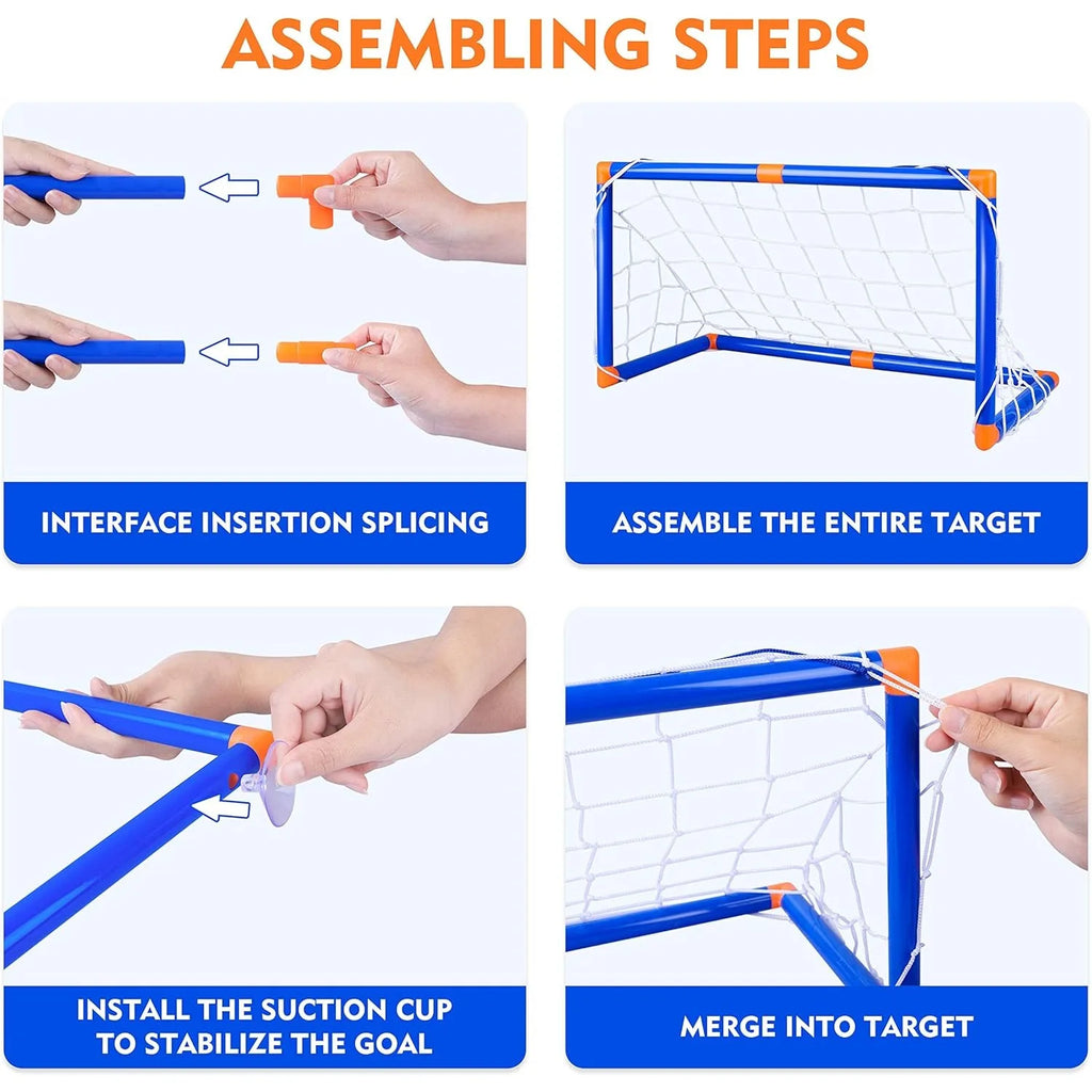 3-in-1 Hover Soccer Ball Hockey Bowling Set Indoor Outdoor Toys for Kids Outside Toys with LED Lights Christmas Birthday Gifts