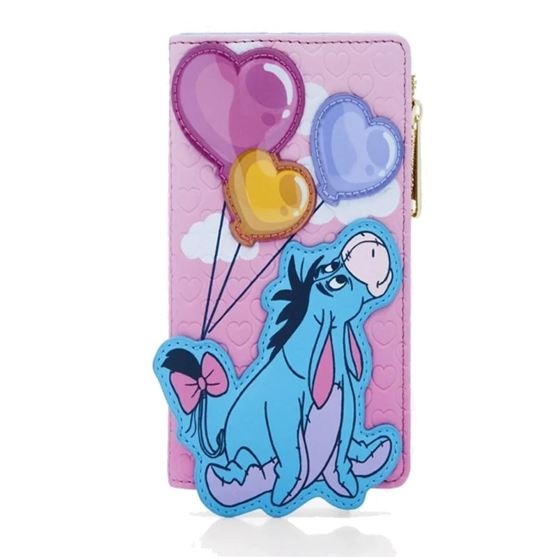 17 Styles Loungefly Series Purse Stitch Woody Eeyore Mickey Cinderella Leather Wallet Handbag