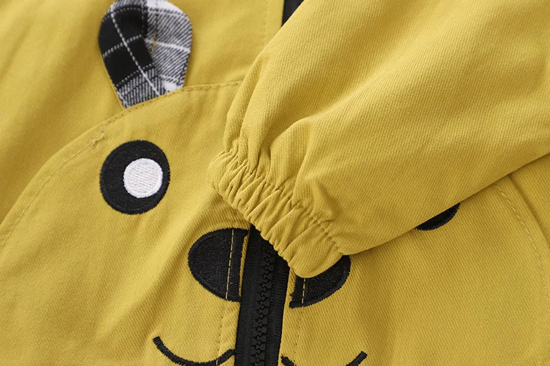 New Spring Autumn Baby Girl Clothes Children Boys Sport Hooded Jacket Kids Coat Toddler Fashion Casual Costume Infant Sportswear