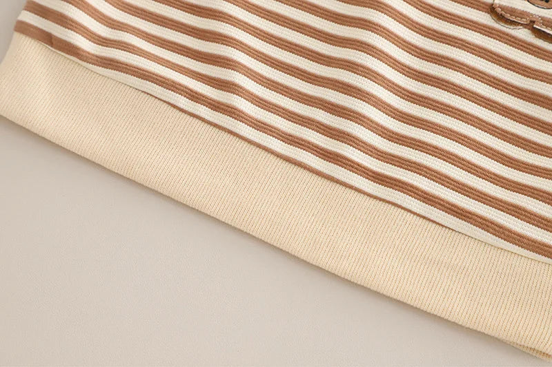 New Spring Autumn Baby Clothes Children Boys Striped Long Sleeved T-Shirt Pants 2Pcs/Sets Infant Casual Outfits Kids Tracksuits