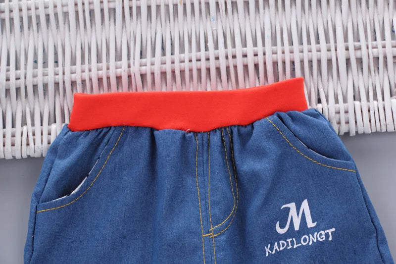 New Summer Baby Clothes Suit Children Boys Fashion T-Shirt Shorts 2Pcs/Set Infant Outfits Toddler Casual Costume Kids Tracksuits