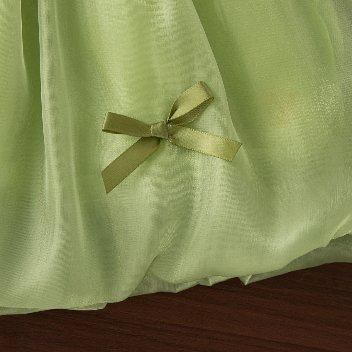 Spring And Autumn New Fake Two Piece Long Sleeve Baby Girl Dress, Sweet Bow Children'S Clothing For Babies Aged 0-3 Years