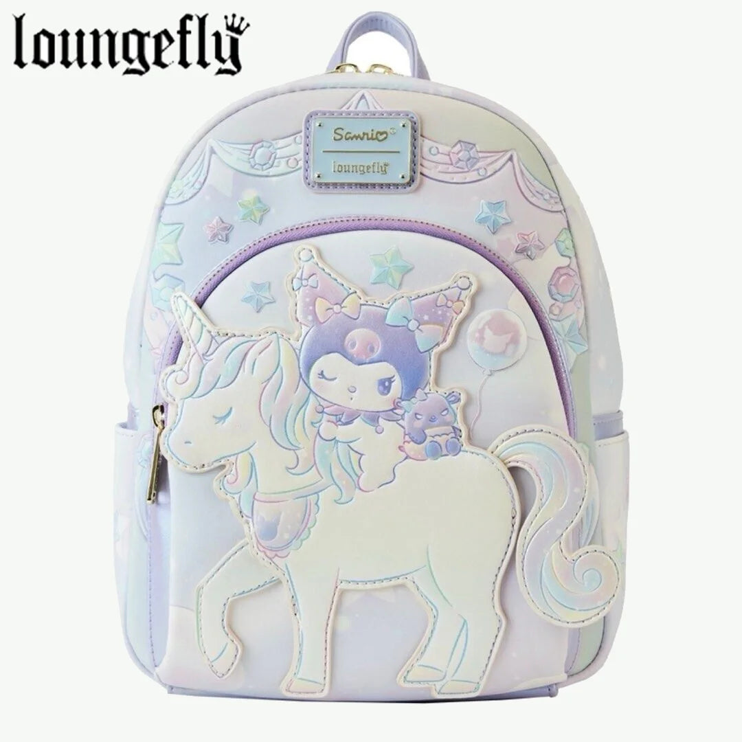 Loungefly Sanrio Exclusive Kuromi Carnival Unicorn Mini Backpack