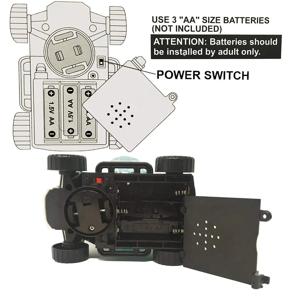 Rotating Car Vehicle Toy 360° Flips with Lights Music Automatic Electric Car Toys for Toddlers Boys Girls Birthday Gift for Kids