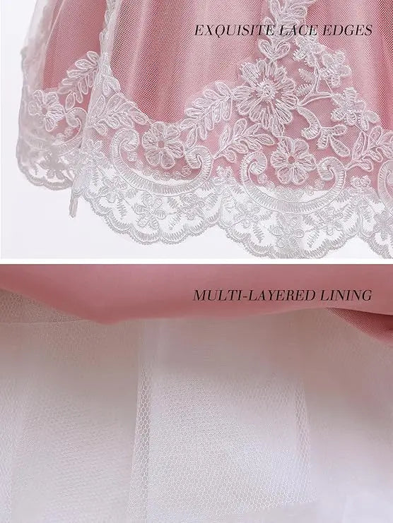 New Year Dress For Girls White Bridesmaid Dresses For Wedding Prom Gown Big Bow Girls Elegant Dresses Red Puffy Christmas Dress