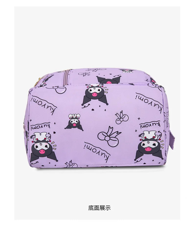 Kuromi New Diaper Bag Backpack Cartoon Cute Baby Diaper Bag Backpack Multifunctional Fashion Lightweight Baby Bag Large Capacity