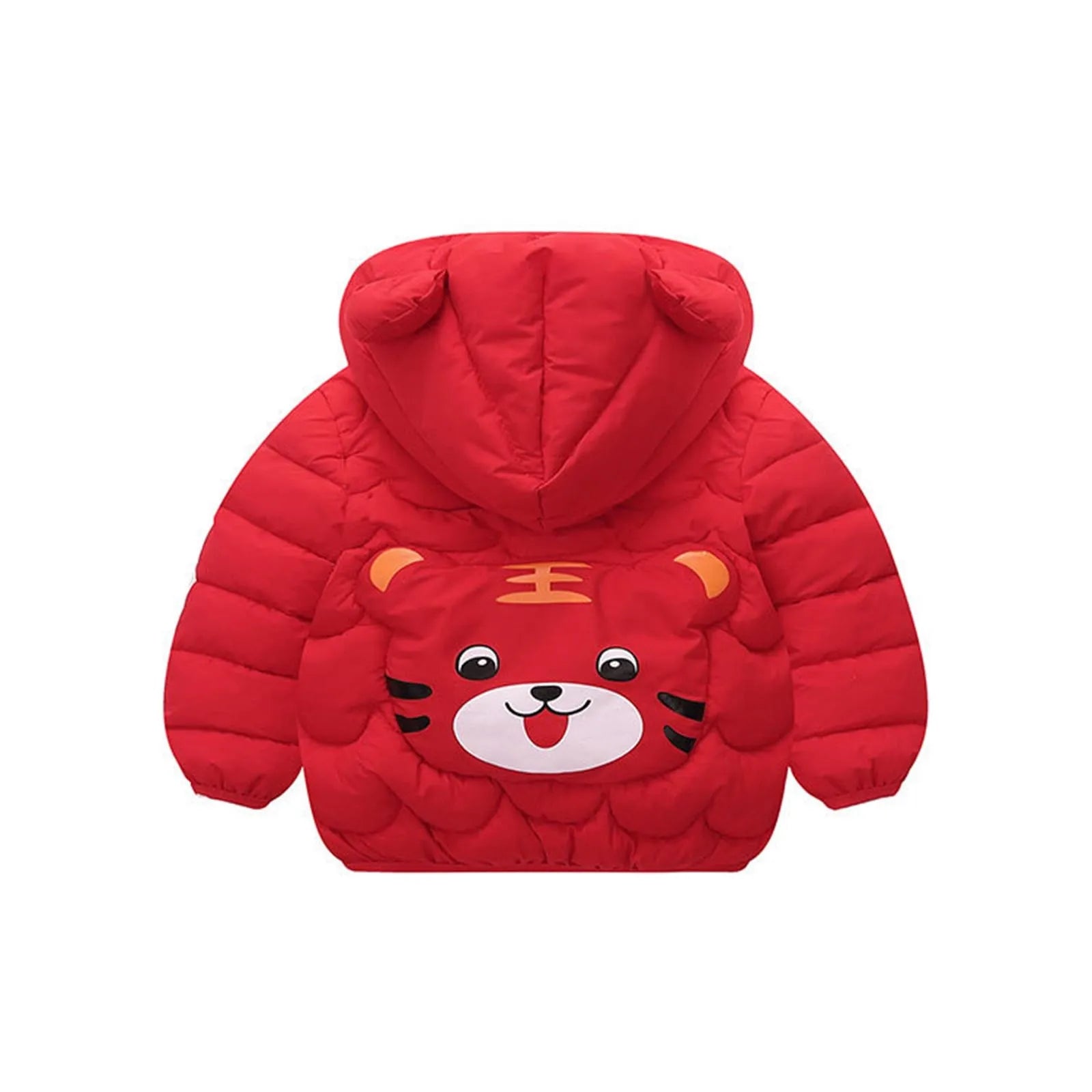 Cute Baby Girls Winter Clothes Kids Light Down Coats with Ear Hoodie Spring Girl Jacket Toddler Children Clothing for Boys Coat