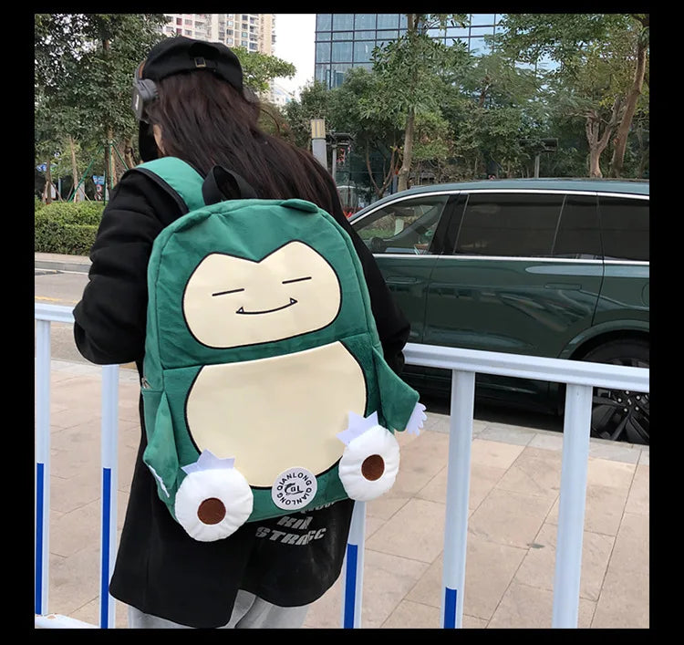 MINISO Switch Pokémon Cappy Beast Plush Backpack Couple Bag Large Capacity Backpack Gift Storage Toys Anime Accessories