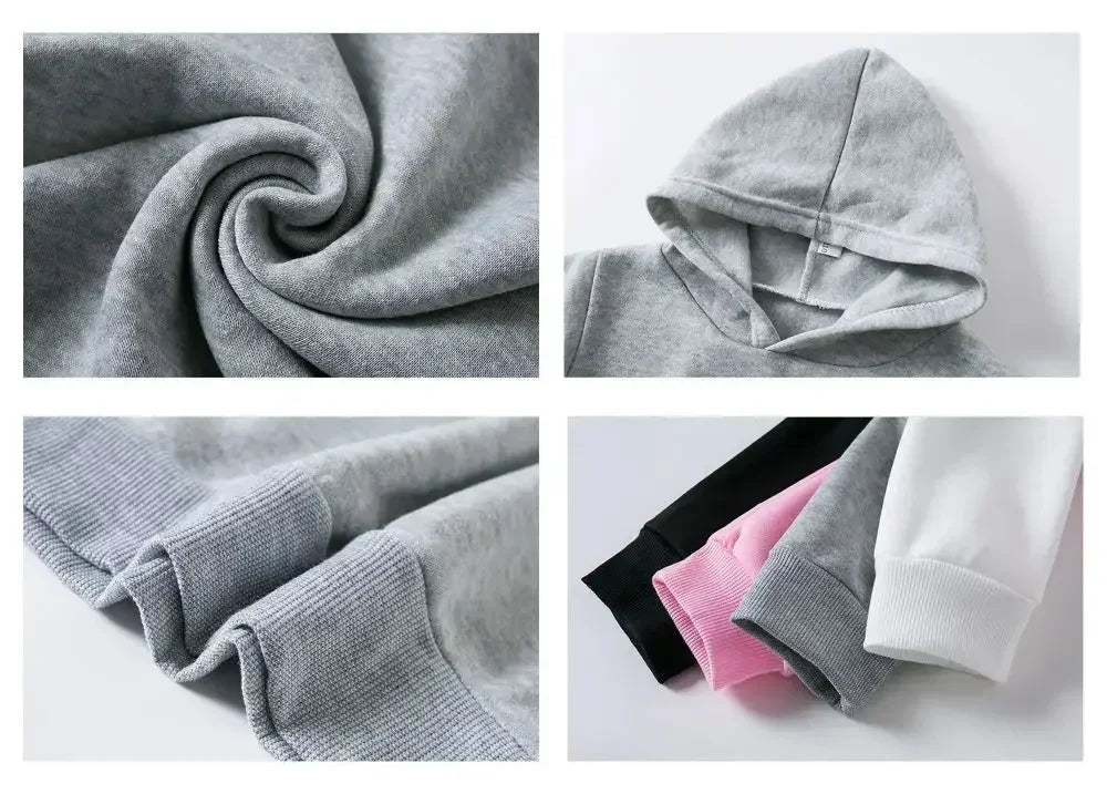 Kawaii Cartoon Disney Lilo Stitch Printed Children Hoodie + Pant 2pcs Set Kids Boy Girl Clothing Spring Fall Fashion Trucksuit